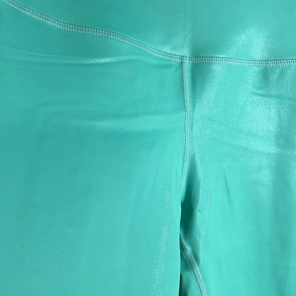 Zyia Active Turquoise Metallics Plus Light n Tight Hi-Rise Legging Size 2 - Picture 2 of 5